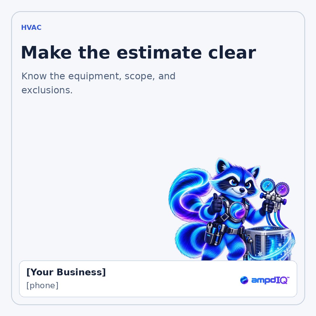 Make the estimate clear shop post with space for business details